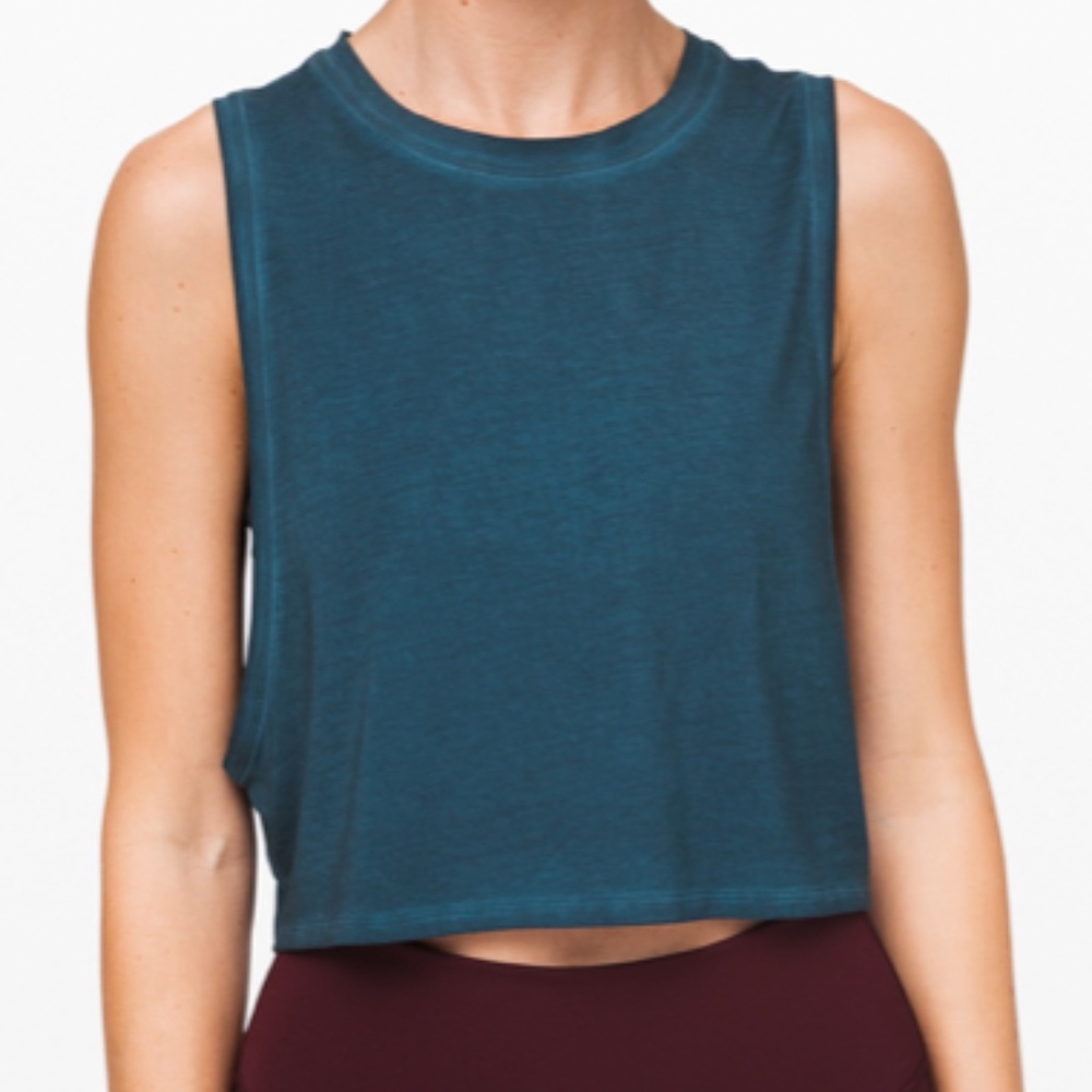 Lululemon MUSCLE LOVE CROP TANK *FADE